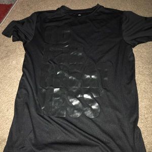 Black on Black Go For Greatness Dri Fit Tee